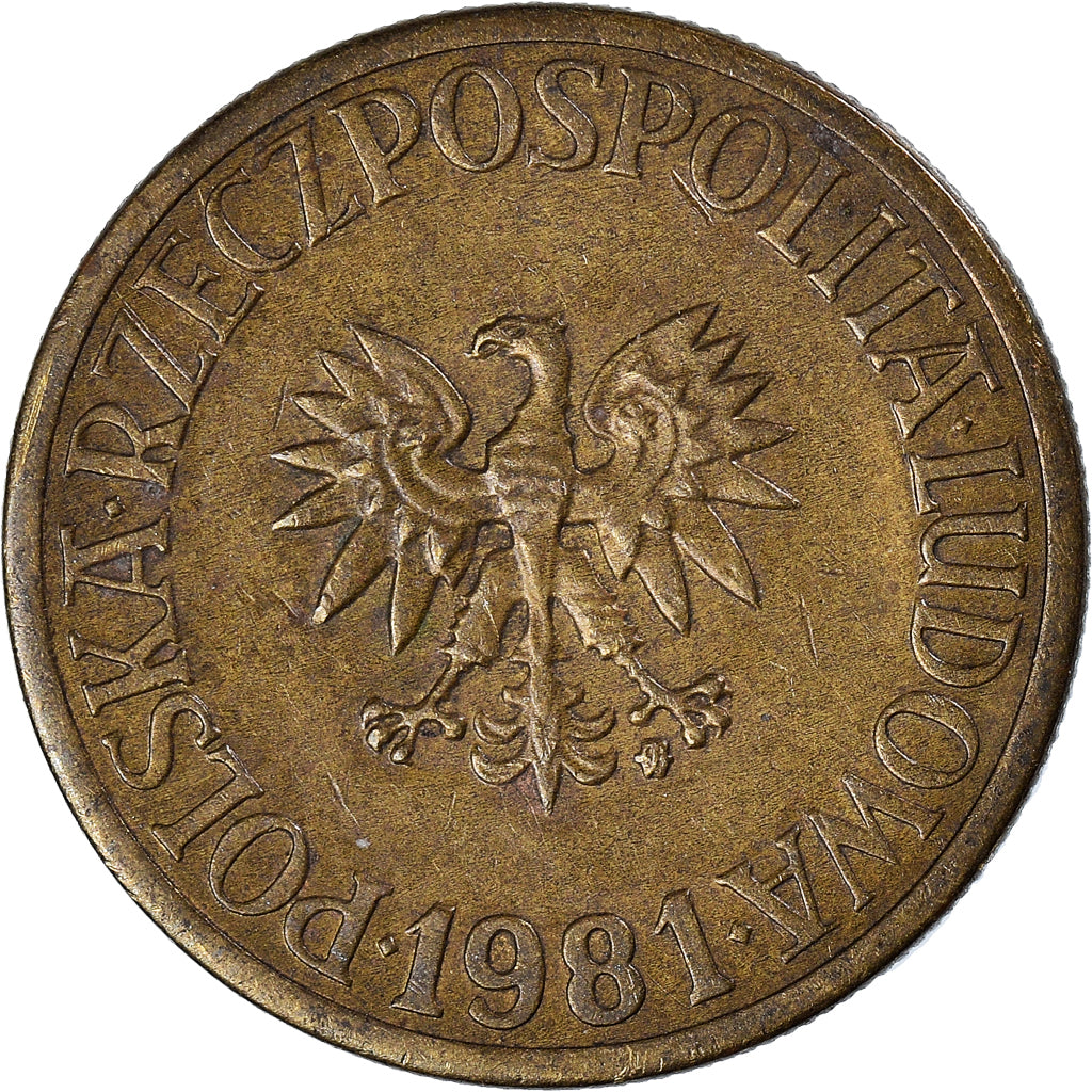 Coin, Poland, 5 Zlotych, 1981