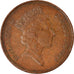 Münze, Großbritannien, 2 Pence, 1989