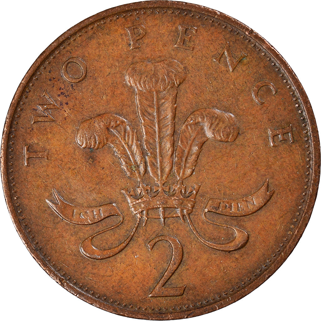 Münze, Großbritannien, 2 Pence, 1989