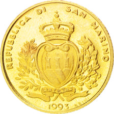 SAN MARINO, Scudo, 1993, KM #303, MS(64), Gold, 3.22