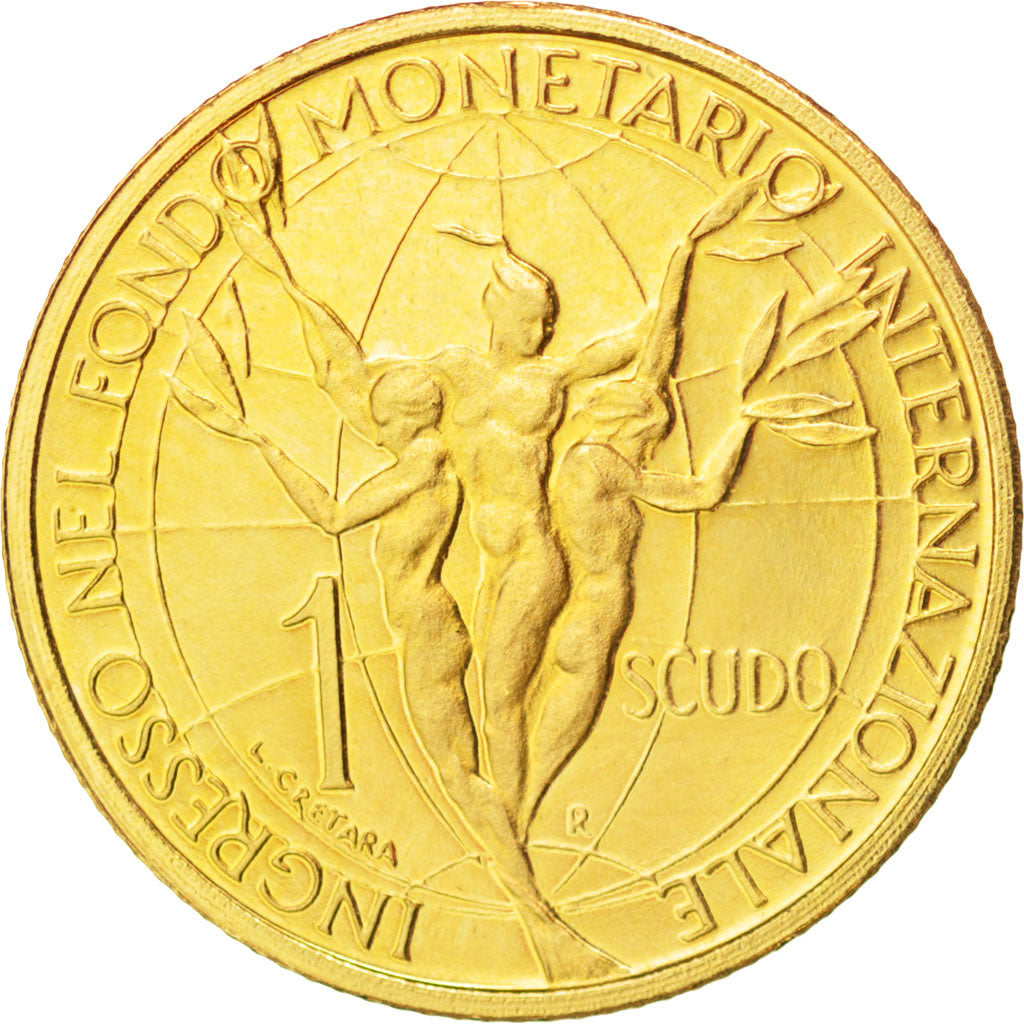 SAN MARINO, Scudo, 1993, KM #303, MS(64), Gold, 3.22