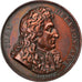 France, Medal, Jean de la Fontaine, Arts & Culture, 1816, AU(50-53), Copper