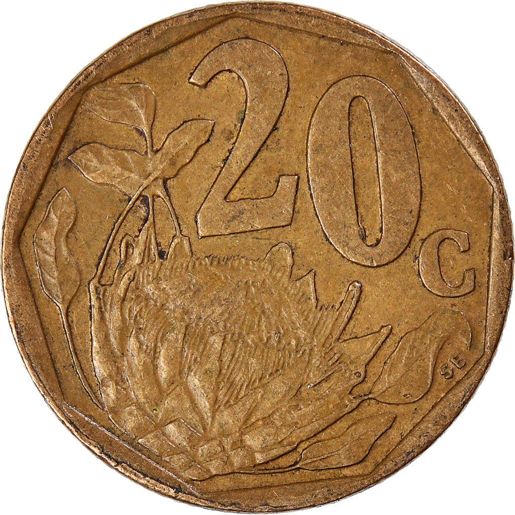 Munten, Zuid Afrika, 20 Cents, 1997
