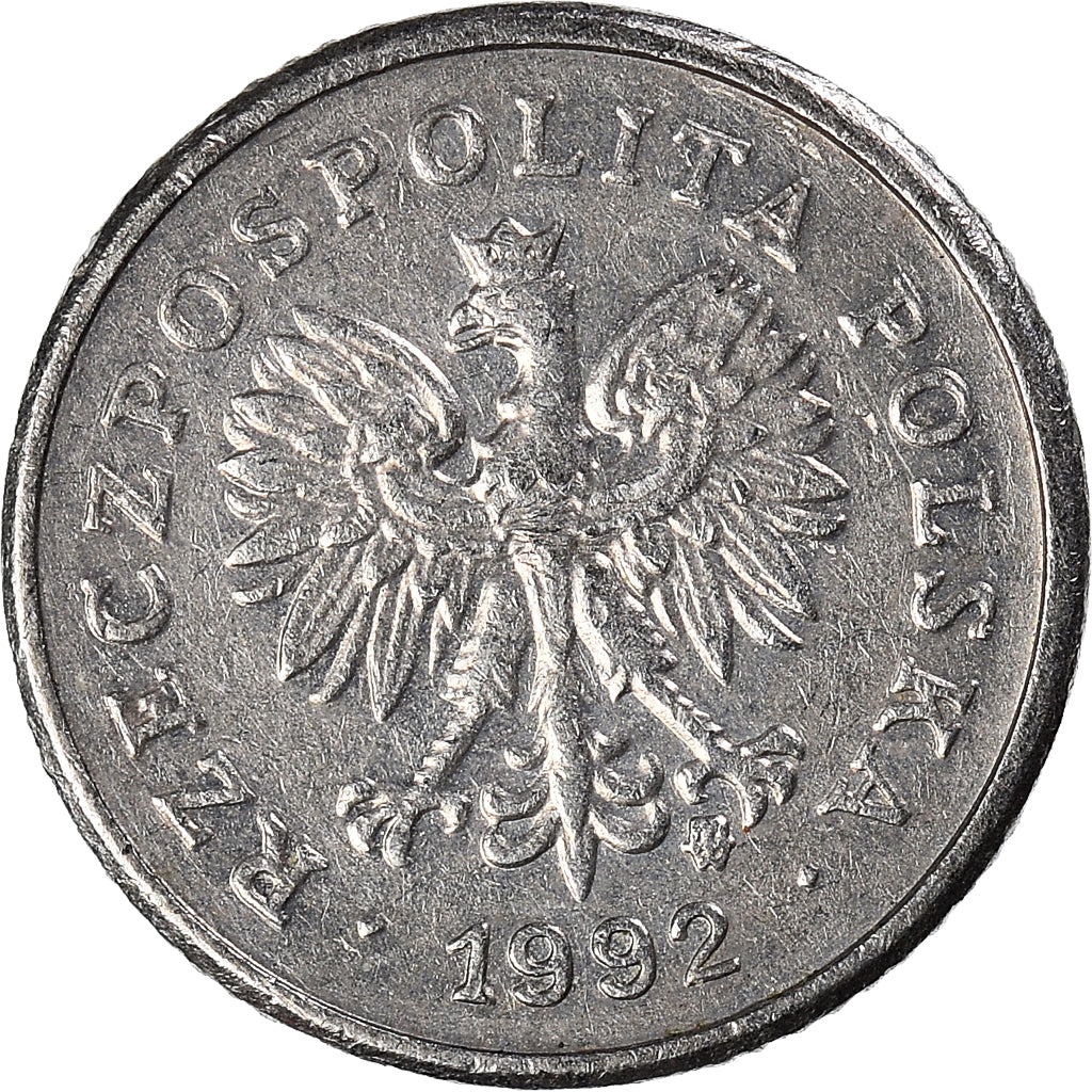 Monnaie, Pologne, 10 Groszy, 1992