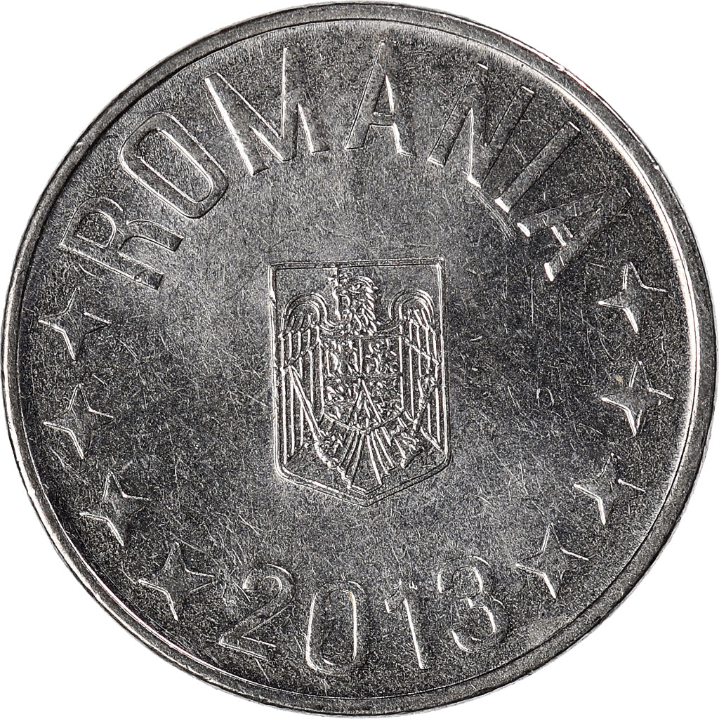 Moneda, Rumanía, 10 Bani, 2013