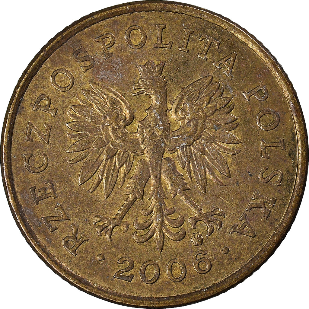 Münze, Polen, 5 Groszy, 2006