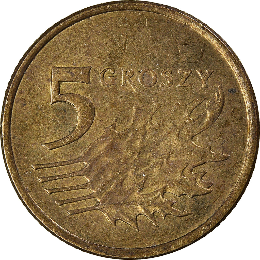 Münze, Polen, 5 Groszy, 2006