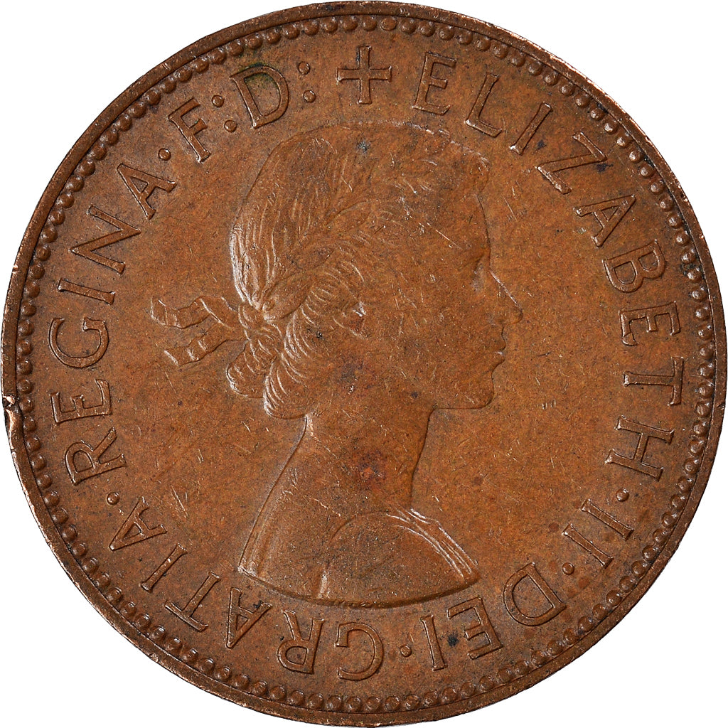 Moeda, Grã-Bretanha, 1/2 Penny, 1965