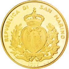Coin, San Marino, Scudo, 1997, MS(64), Gold, KM:373
