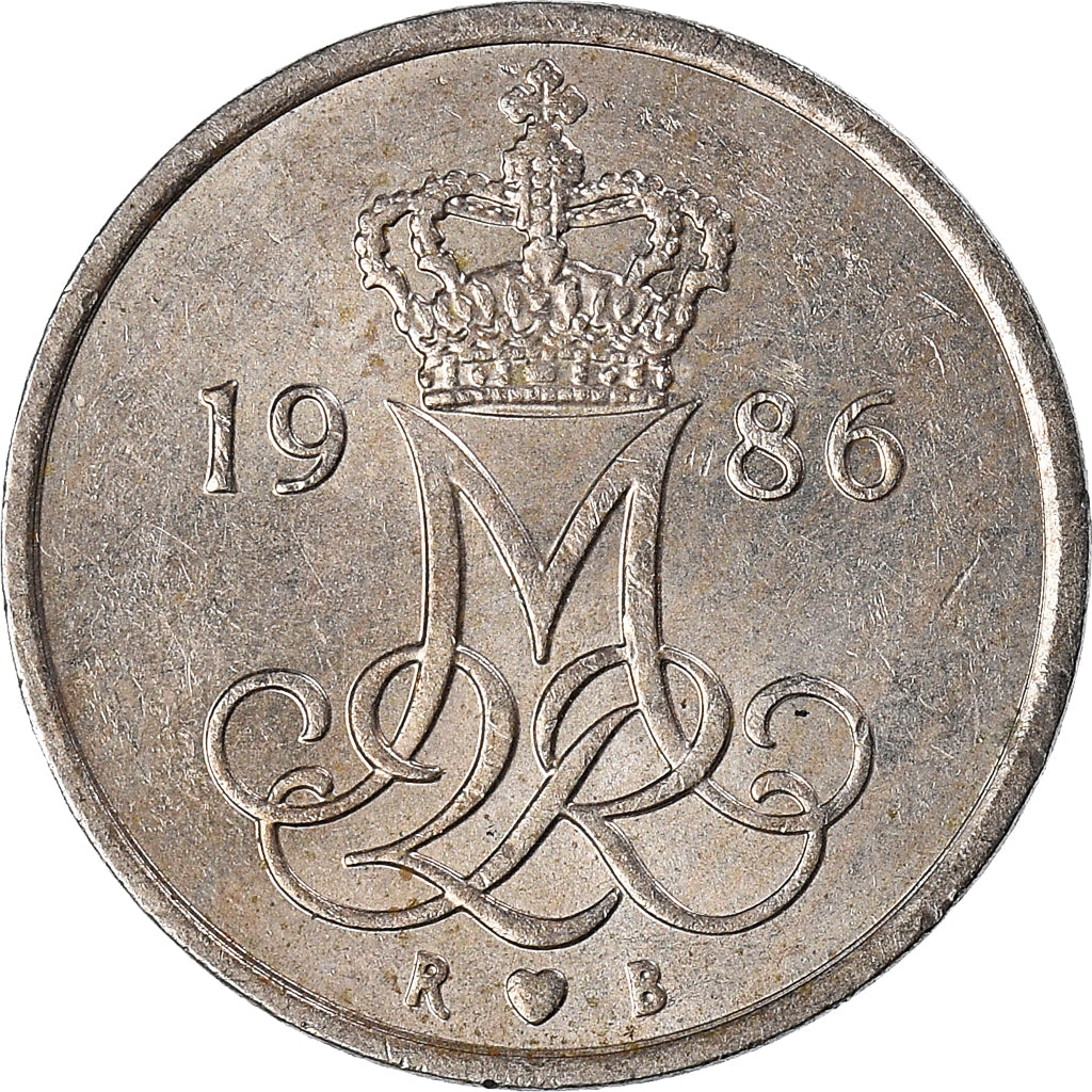 Monnaie, Danemark, 10 Öre, 1986