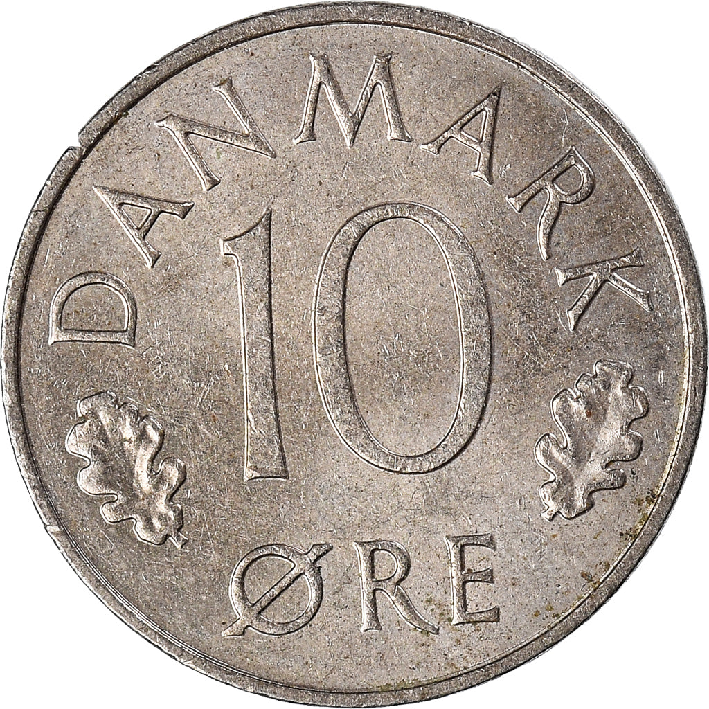 Monnaie, Danemark, 10 Öre, 1986