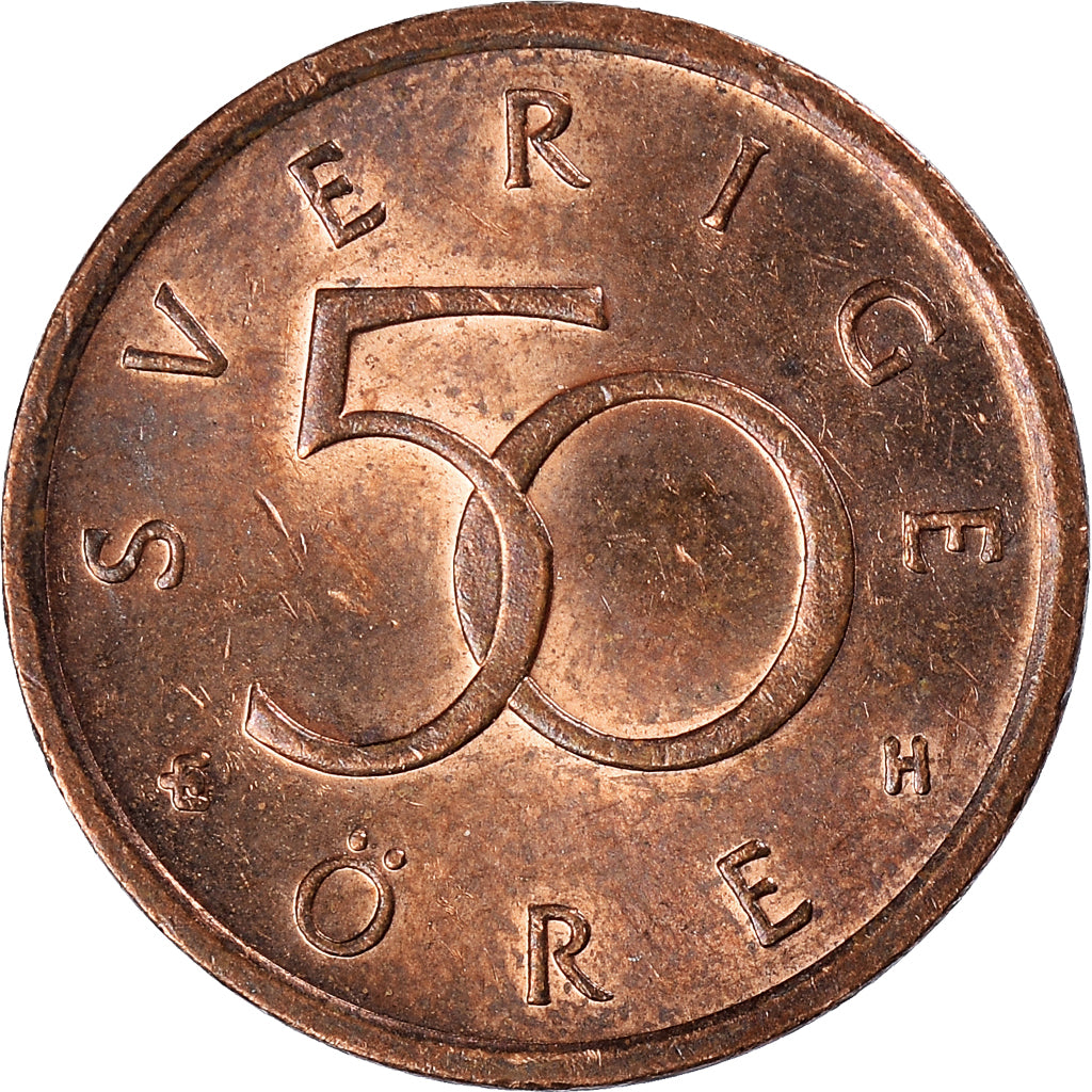 Moeda, Suécia, 50 Öre, 2005