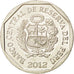 PERU, Nuevo Sol, 2012, Lima, KM #364, MS(63), Copper-Nickel-Zinc, 25.5, 7.17
