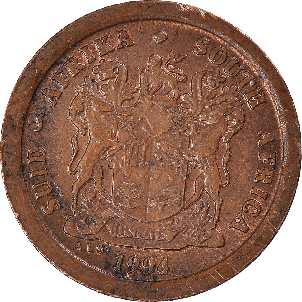 Moneta, Sudafrica, 2 Cents, 1994