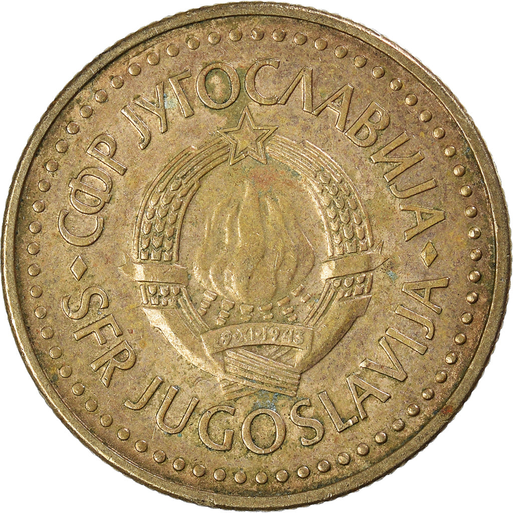 Coin, Yugoslavia, 5 Dinara, 1983