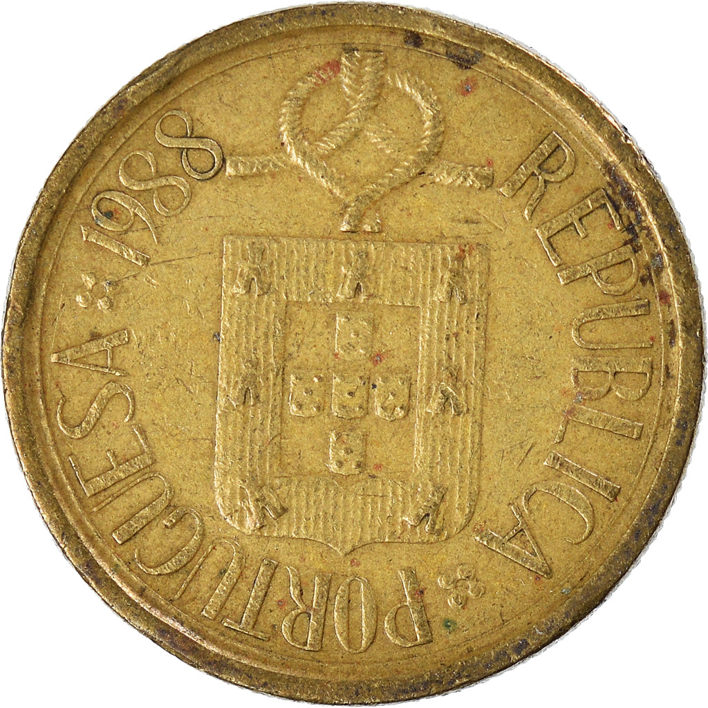 Coin, Portugal, 5 Escudos, 1988