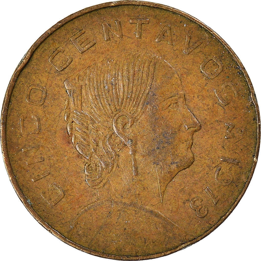 Monnaie, Mexique, 5 Centavos, 1973