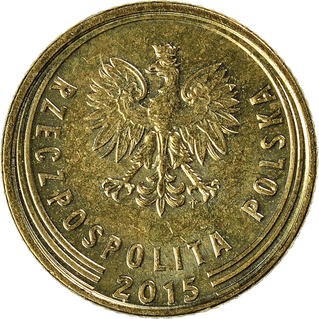 Münze, Polen, Grosz, 2015