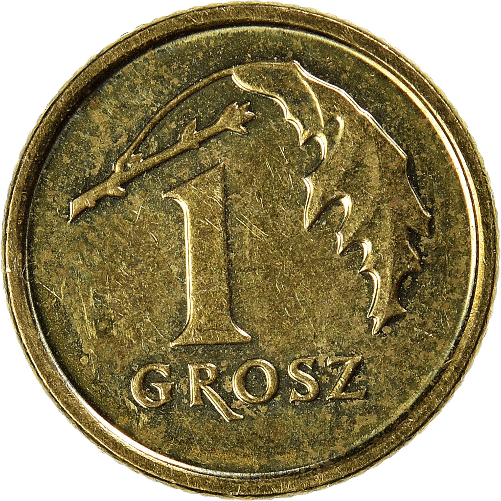 Münze, Polen, Grosz, 2015