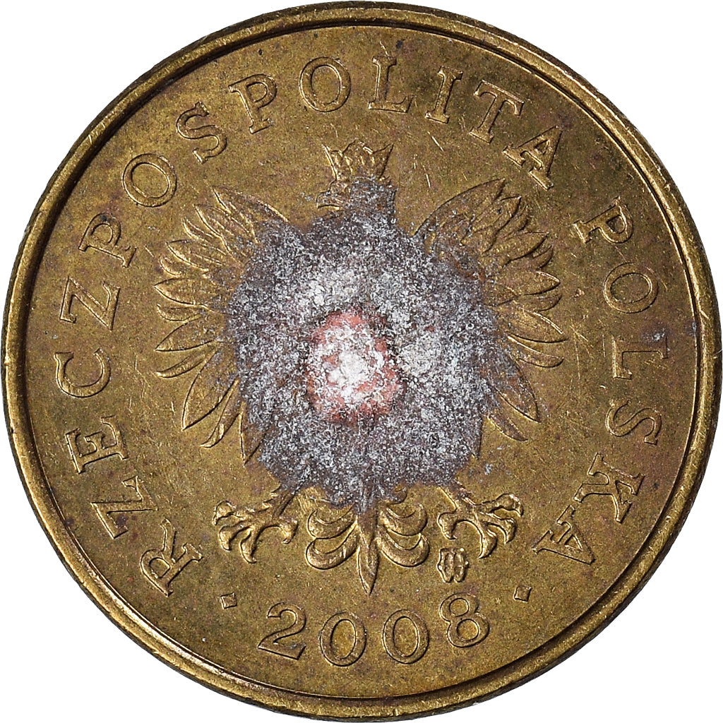 Münze, Polen, 2 Grosze, 2008