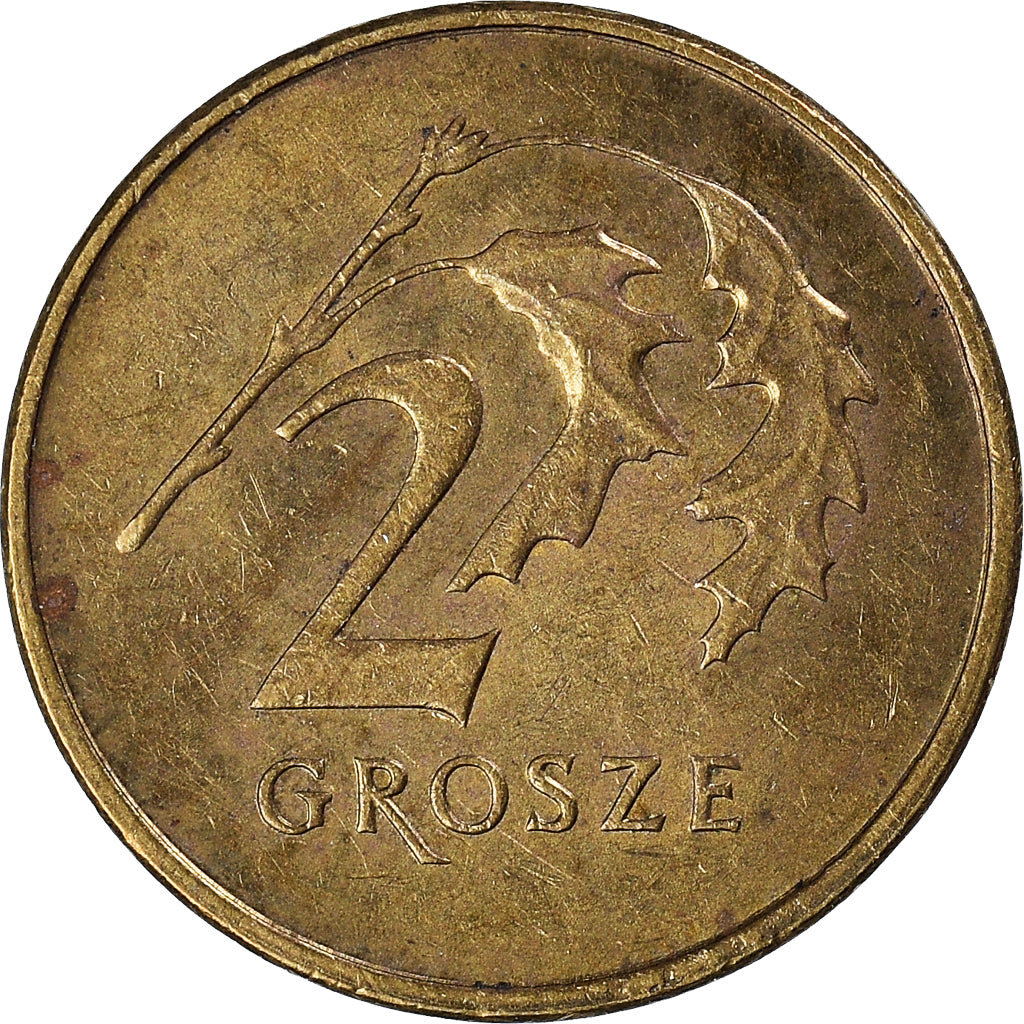 Münze, Polen, 2 Grosze, 2008