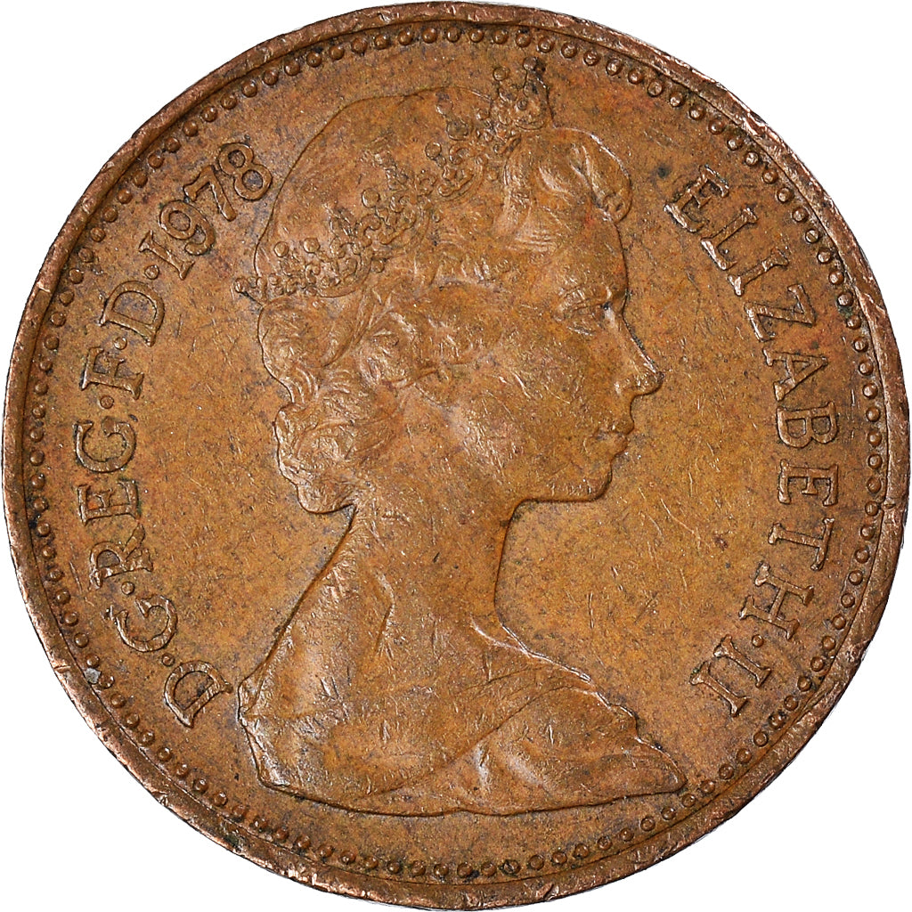 Münze, Großbritannien, New Penny, 1978