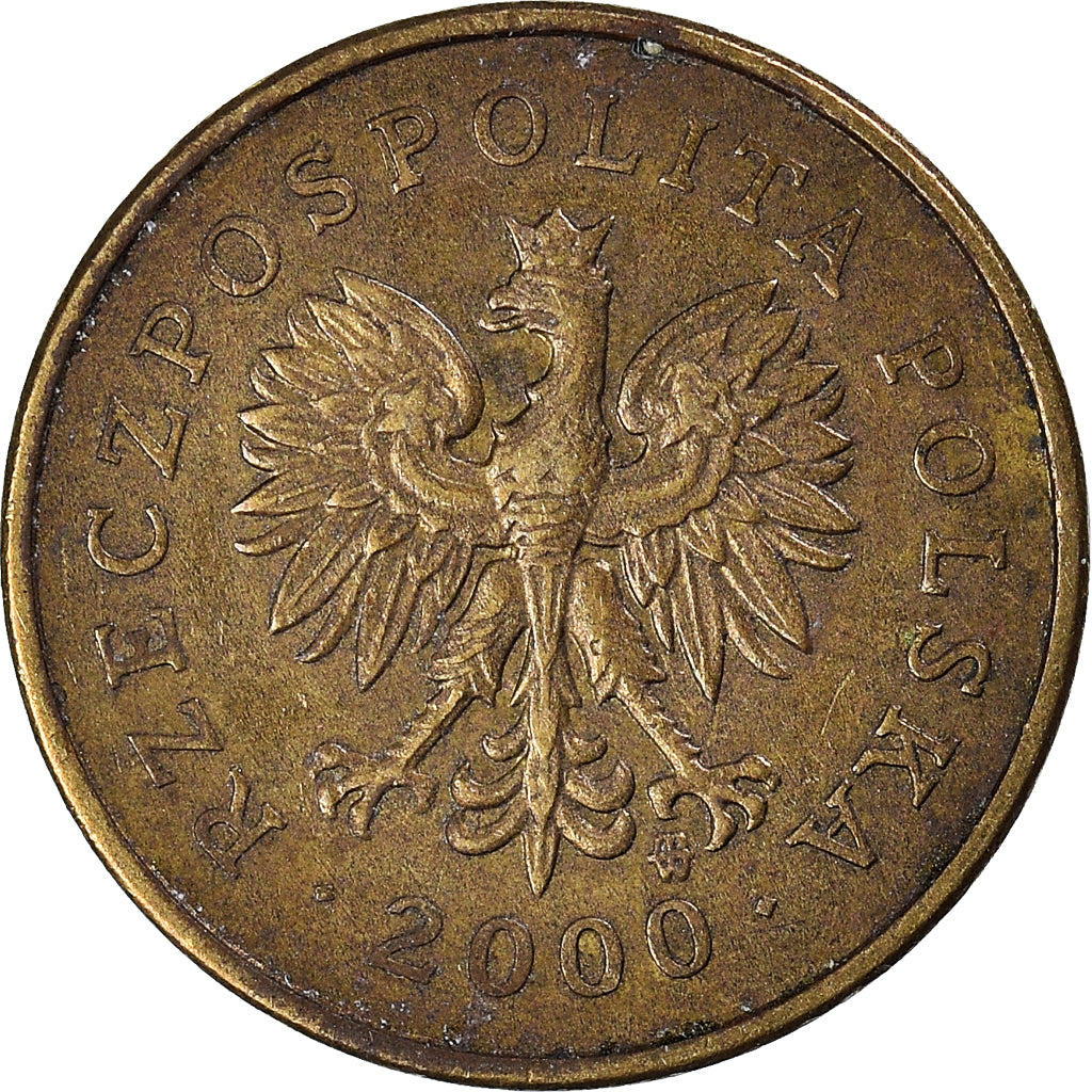Monnaie, Pologne, 2 Grosze, 2000
