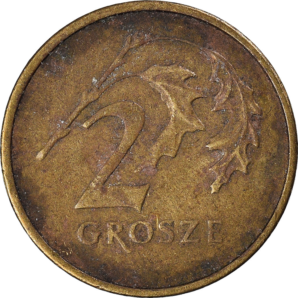 Monnaie, Pologne, 2 Grosze, 2000