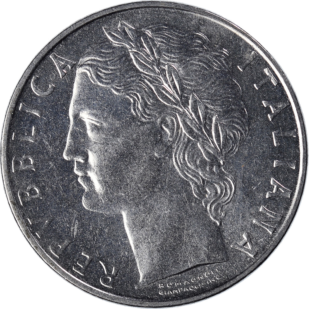 Moneda, Italia, 100 Lire, 1973