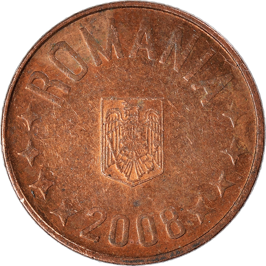 Moeda, Roménia, 5 Bani, 2008