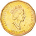 CANADA, Dollar, 1992, Royal Canadian Mint, KM #218, MS(63), Aureate, 26, 7.00