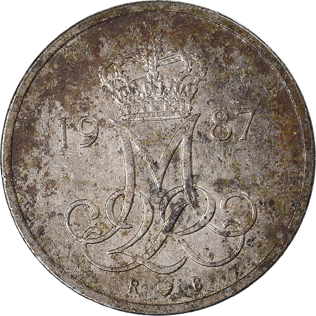 Moneta, Danimarca, 10 Öre, 1987