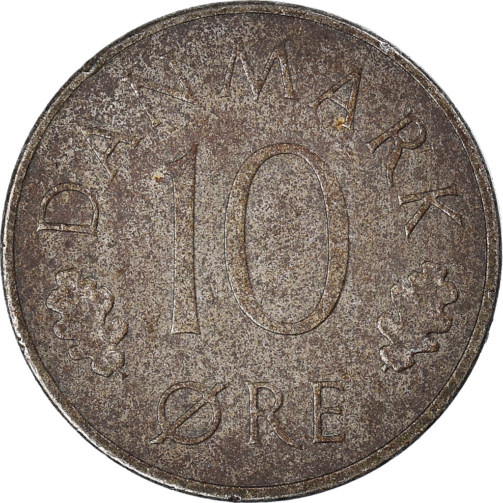 Moneta, Danimarca, 10 Öre, 1987