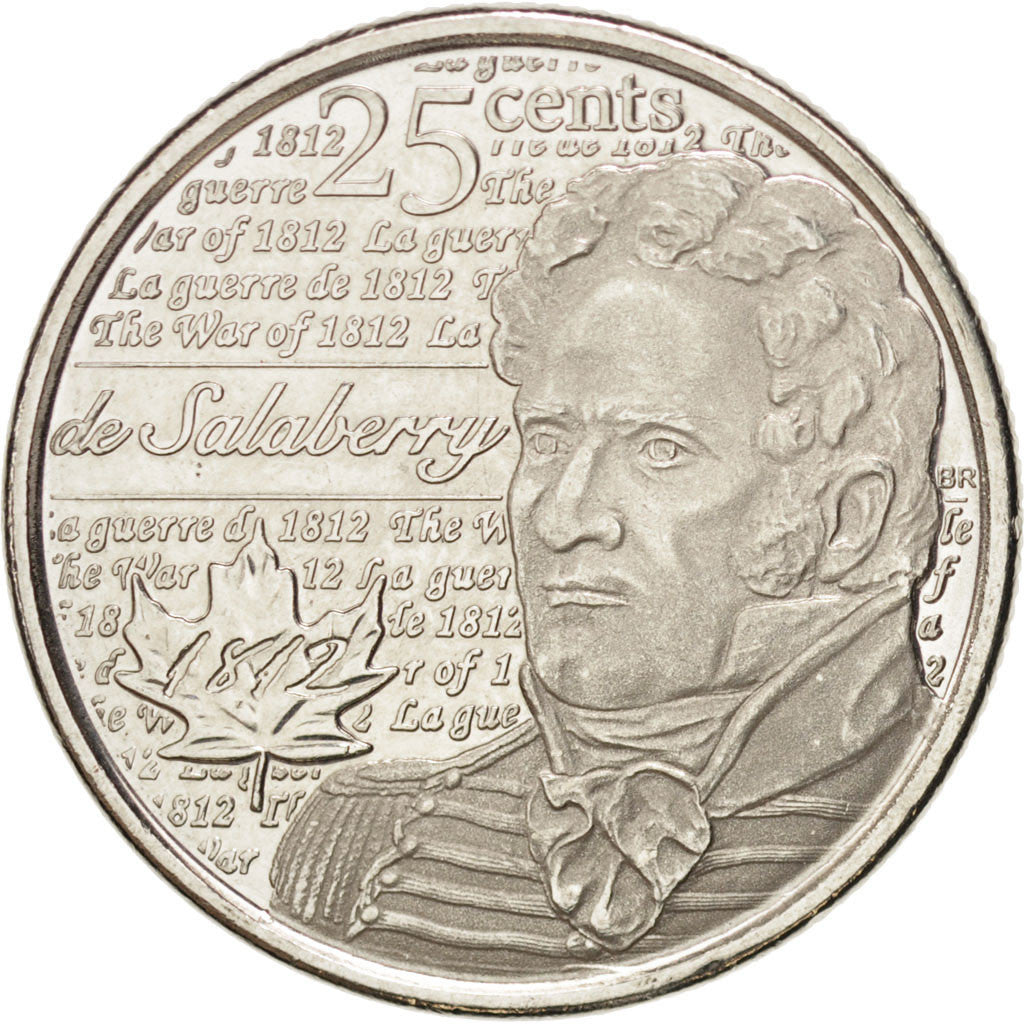 Canada, 25 Cents, 2013, KM #New, MS(63), Nickel plated steel, 4.47