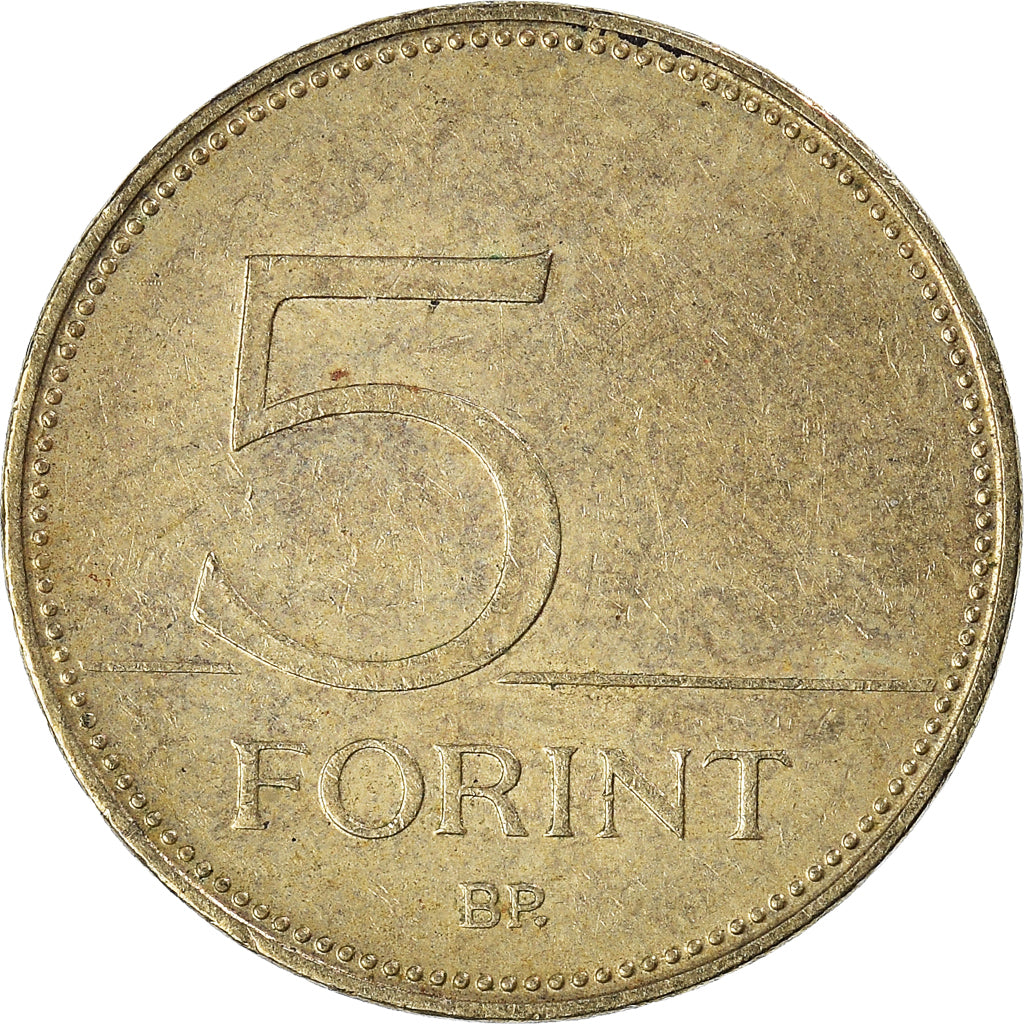 Moneda, Hungría, 5 Forint, 2010