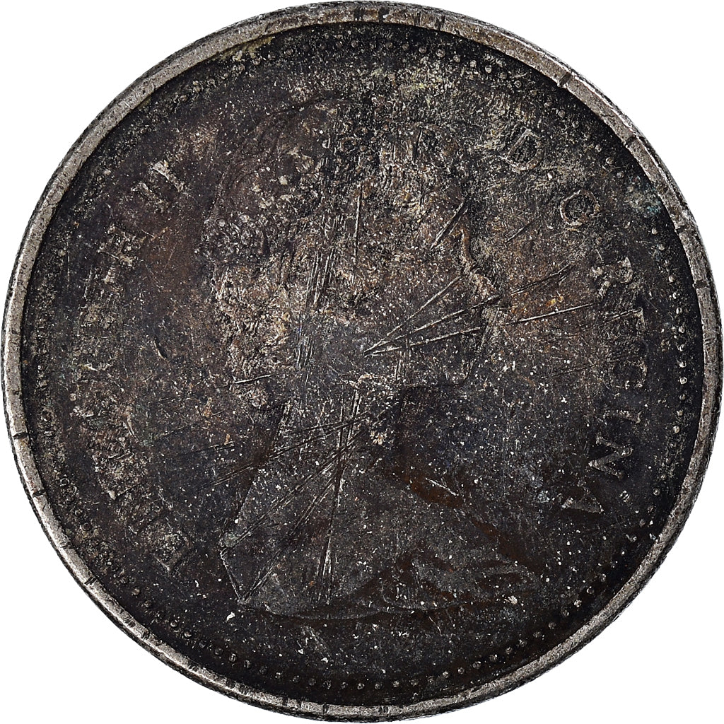 Coin, Canada, 5 Cents, 1986