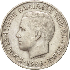 GREECE, 5 Drachmai, 1966, KM #91, EF(40-45), Copper-Nickel, 27.5, 8.93