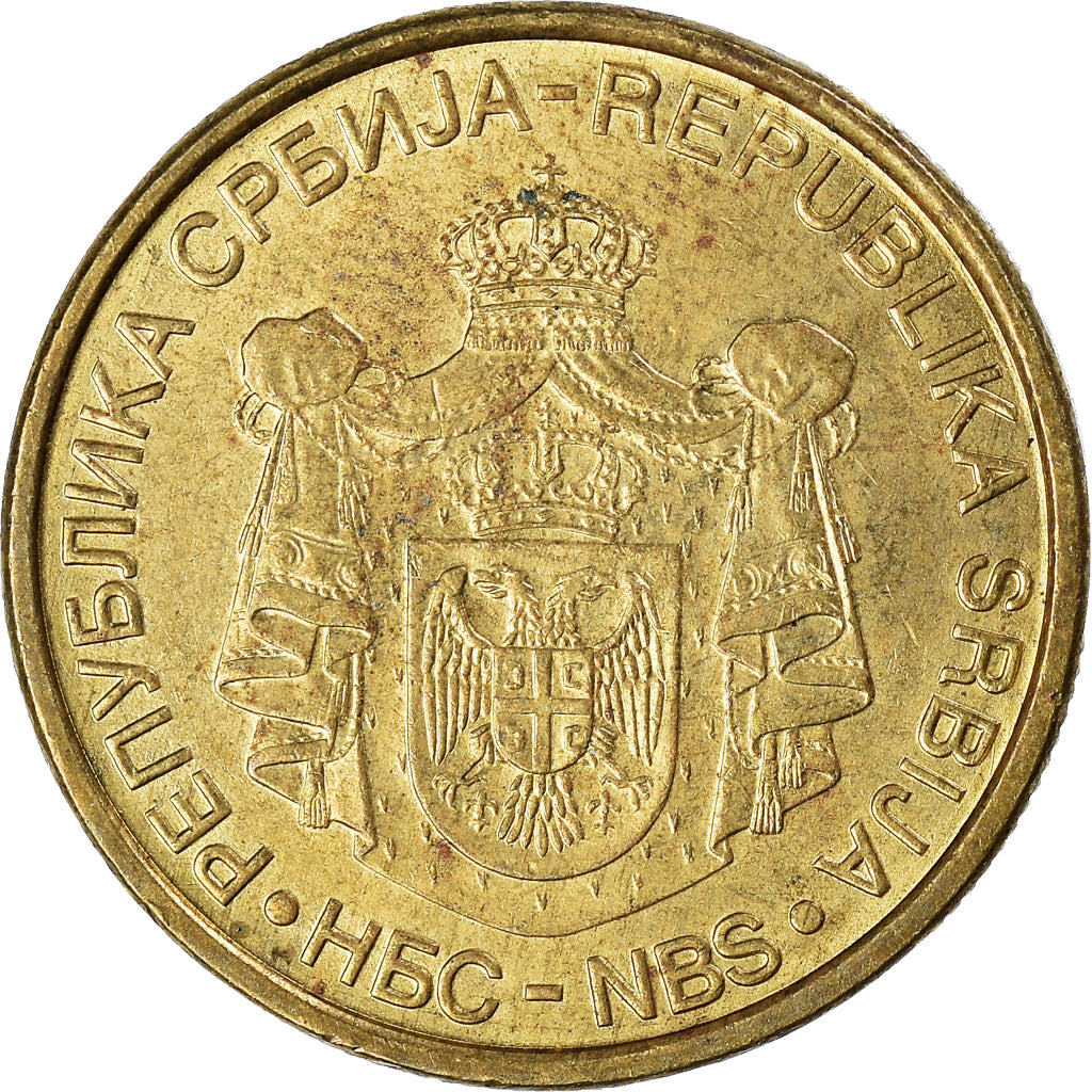 Münze, Serbien, 2 Dinara, 2007
