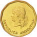 ARGENTINA, 50 Centavos, 1988, KM #99, MS(63), Brass, 24.5, 5.53