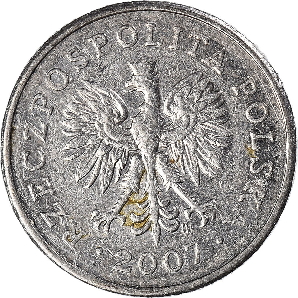 Monnaie, Pologne, 10 Groszy, 2007