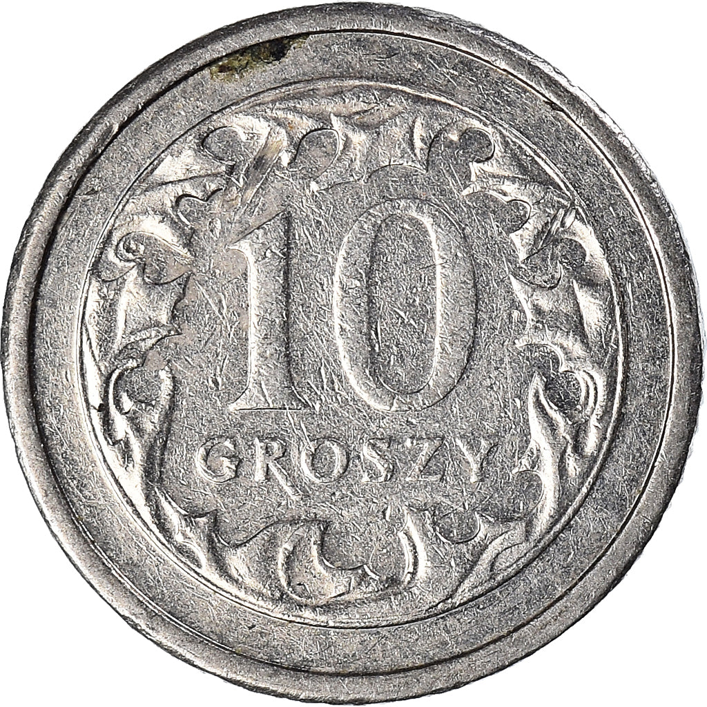 Monnaie, Pologne, 10 Groszy, 2007