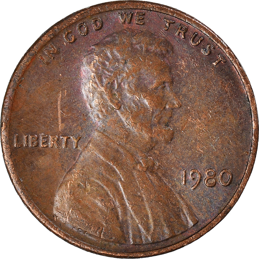 Munten, Verenigde Staten, Cent, 1980