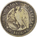 Cile, 20 Centavos, 1866, MB, Argento, KM:135