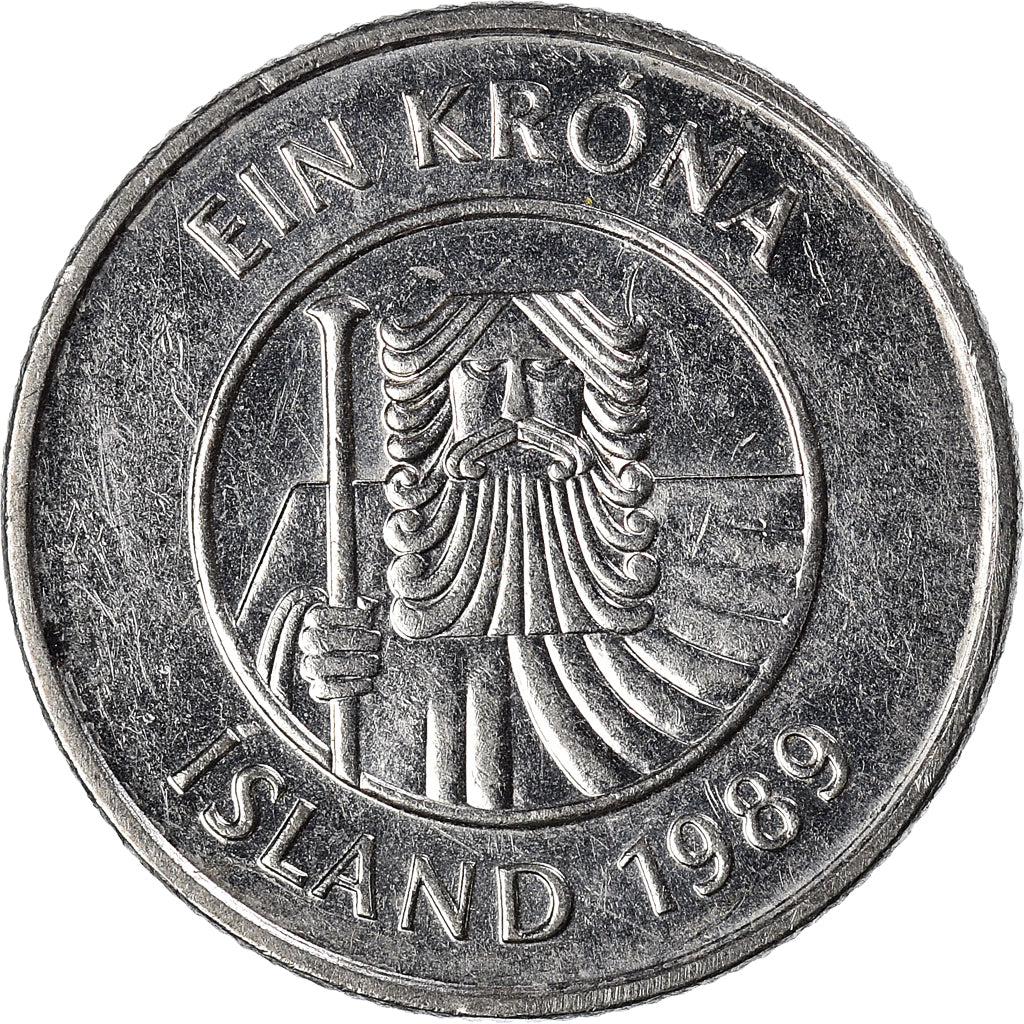 Moeda, Islândia, Krona, 1989