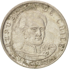 CHILE, Escudo, 1971, KM #197, EF(40-45), Copper-Nickel, 18.90, 2.74