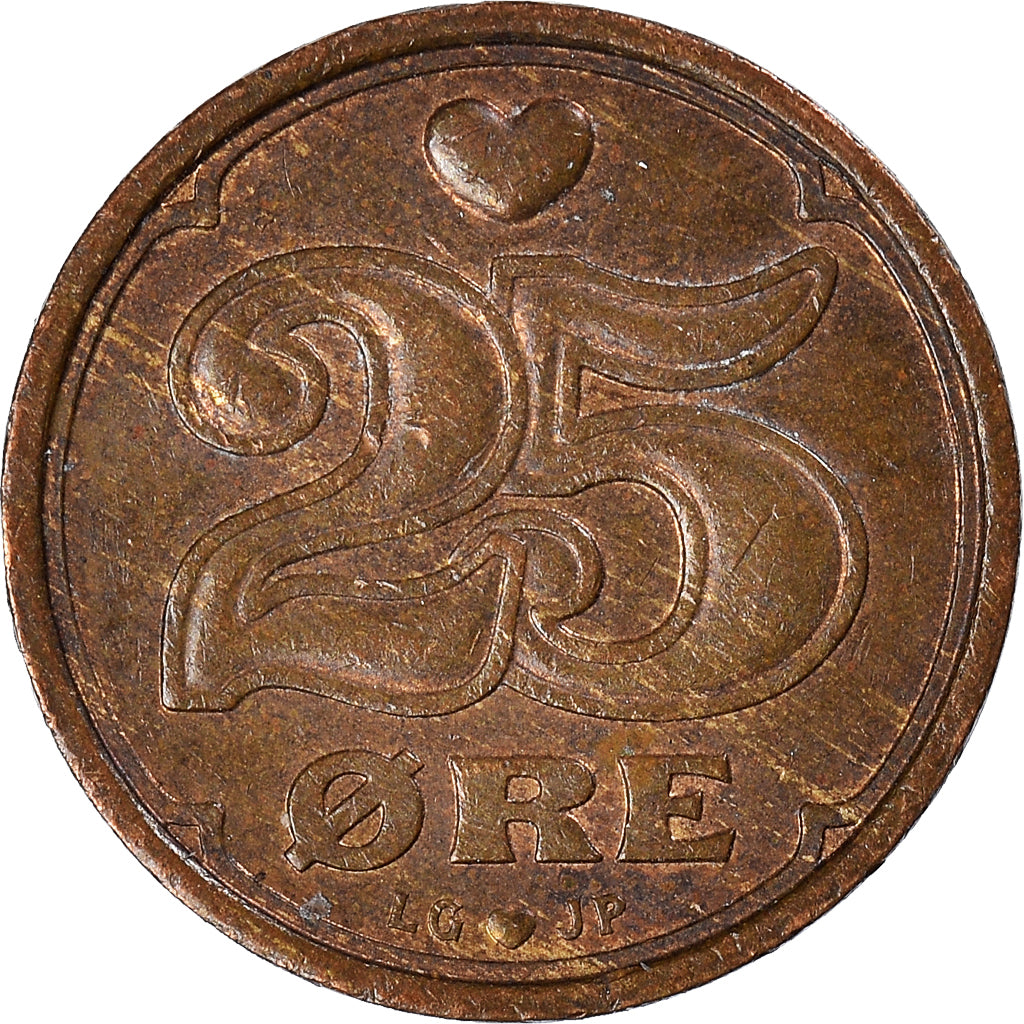 Monnaie, Danemark, 25 Öre, 1994