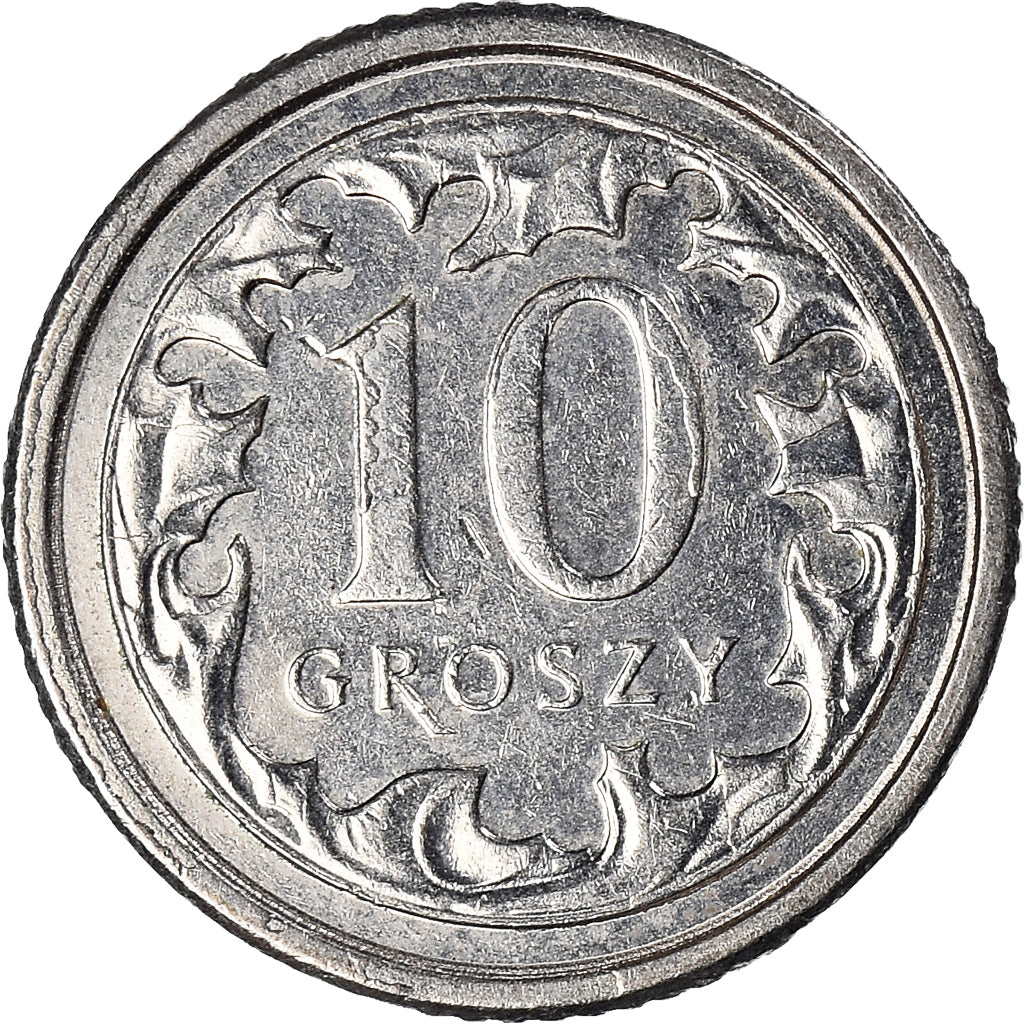 Moneta, Polonia, 10 Groszy, 2013