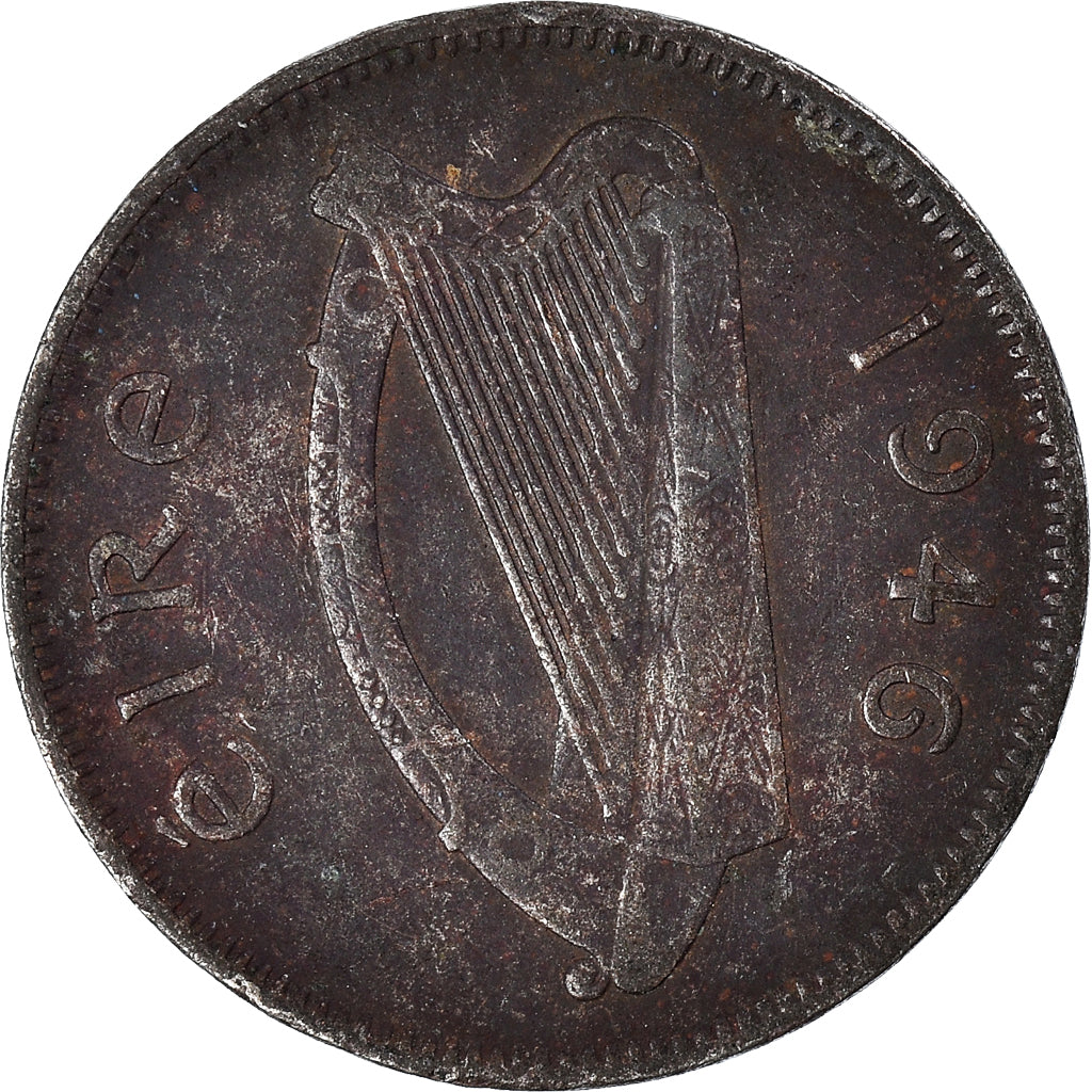 Moneta, REPUBLIKA IRLANDII, 6 Pence