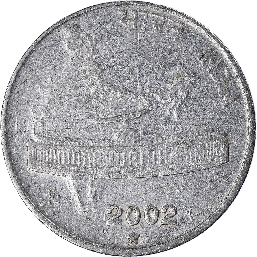Moneda, INDIA-REPÚBLICA, 50 Paise, 2002