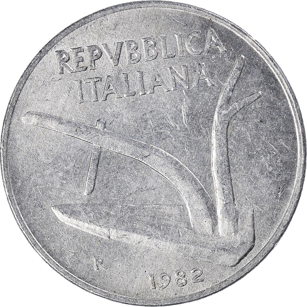 Moneta, Włochy, 10 Lire, 1982